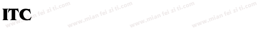 ITC Benguiat BT Bold字体转换